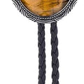 HUABOLA CALYN Black Bolo Tie for Men, Native American Western Cowboy Bolo Tie