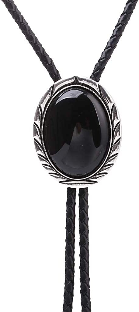 HUABOLA CALYN Bolo tie for Men  Unique Luminous Stone Native American White 3D Scorpion Animal Bolo ties Handmade