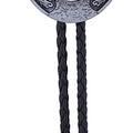 HUABOLA CALYN Black Bolo Tie for Men, Native American Western Cowboy Bolo Tie