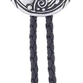 HUABOLA CALYN Black Bolo Tie for Men, Native American Western Cowboy Bolo Tie