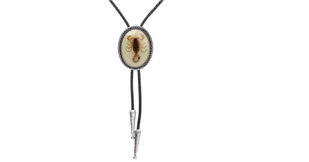 HUABOLA CALYN Handmade Black Round Bolo Tie – Western Cowboy Style