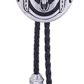 Corbata de bolo con sombrero de vaquero 3D estilo occidental de HUABOLA CALYN: corbata de bolo con botas de caballero de vaquero vintage a la moda para hombre 