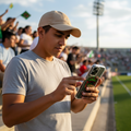 A clear iPhone case featuring the FC Juarez logo in green and red on the back.