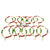 Mexican Tricolor Elastic String Charm Bracelet 12 St.Jude, One Size