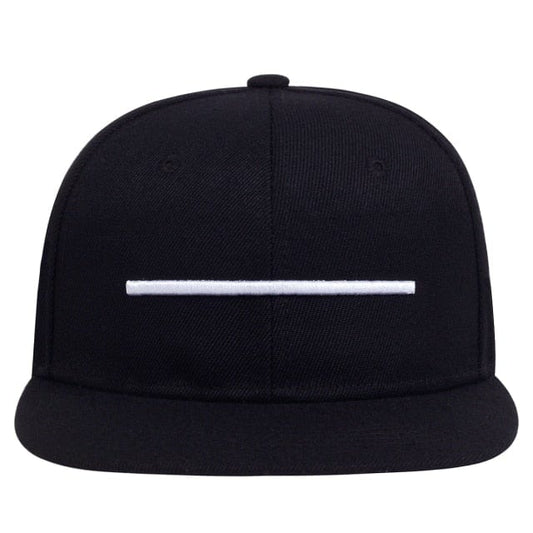 Nueva gorra de béisbol con bordado de línea horizontal, gorra de hip hop de moda para hombres y mujeres, gorra de camionero universal, gorras deportivas para exteriores ajustables