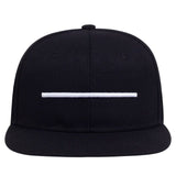 Nueva gorra de béisbol con bordado de línea horizontal, gorra de hip hop de moda para hombres y mujeres, gorra de camionero universal, gorras deportivas para exteriores ajustables