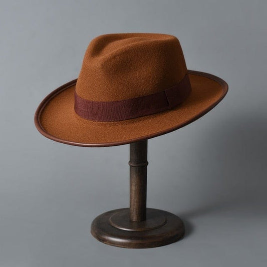 Fedora Hat Felt Hat Wide Brim