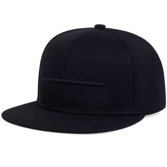 Nueva gorra de béisbol con bordado de línea horizontal, gorra de hip hop de moda para hombres y mujeres, gorra de camionero universal, gorras deportivas para exteriores ajustables