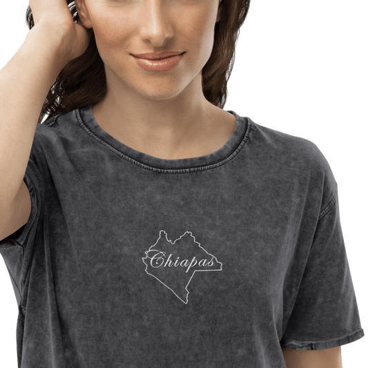 Camiseta vaquera unisex de Chiapas