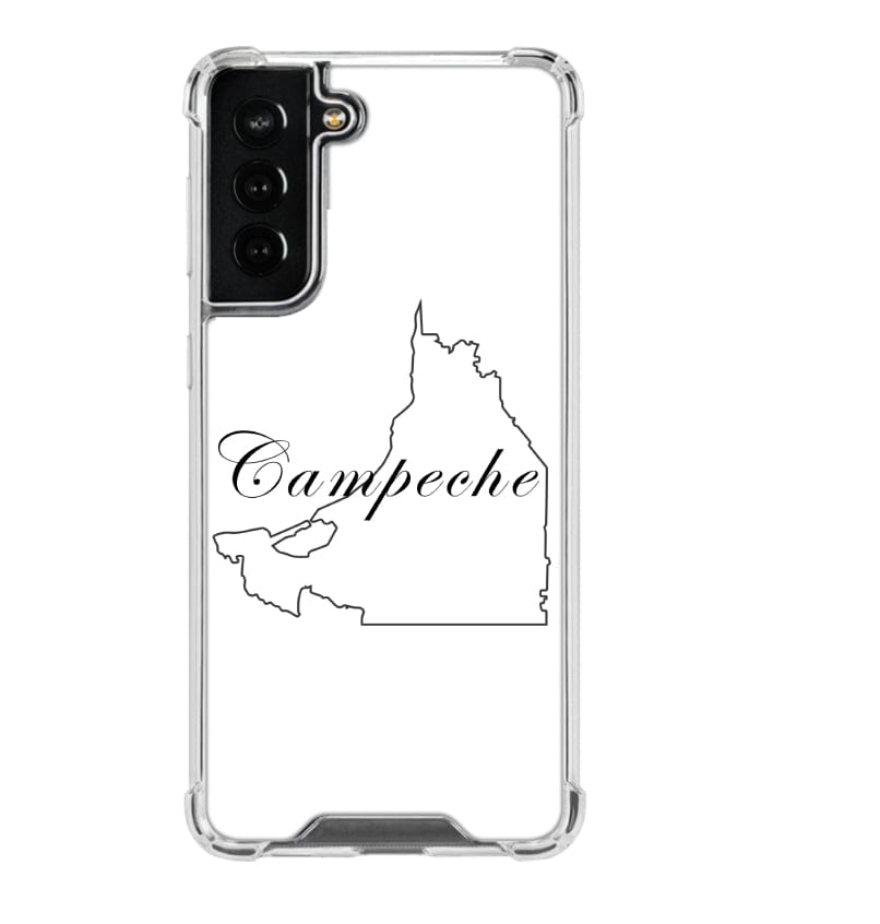 Funda transparente personalizada para Galaxy S21 FE de Campeche