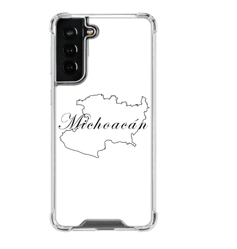 Funda transparente personalizada para Galaxy S21 FE de Michoacán