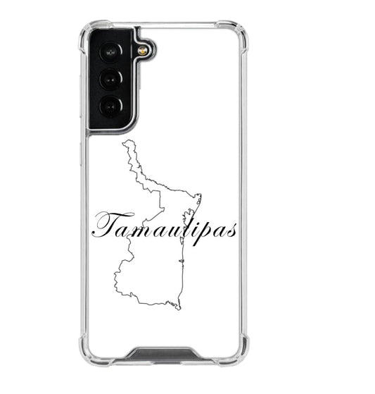 Funda transparente personalizada Tamaulipas S21 FE