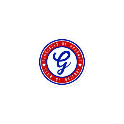 Generales de Durango Bubble free stickers, 3″×3″, White