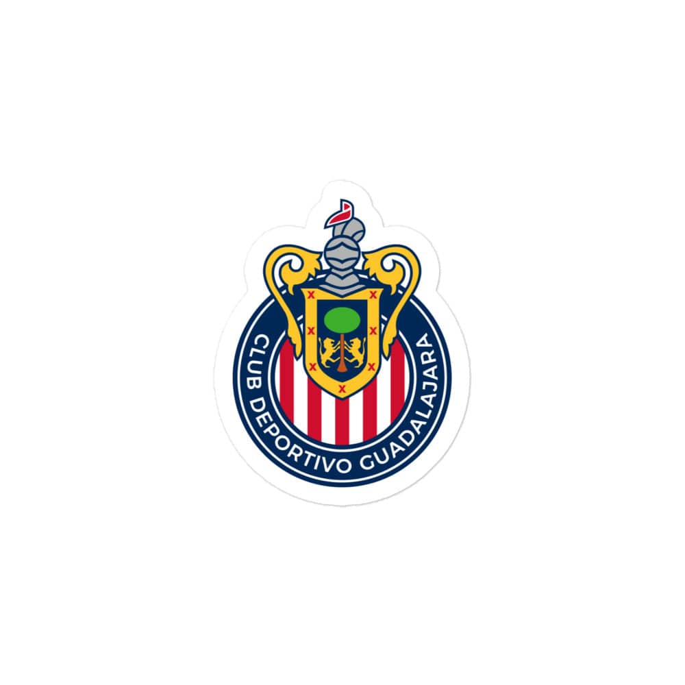 Pegatinas troqueladas sin burbujas de las Chivas de Guadalajara