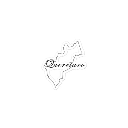 Queretaro Die Cut Bubble Free Stickers , 3″×3″, White