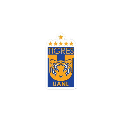 Tigres Die cut Bubble free stickers, 3″×3″, White