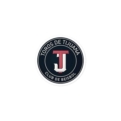 Toros de Tijuana Bubble free stickers, 3″×3″, White