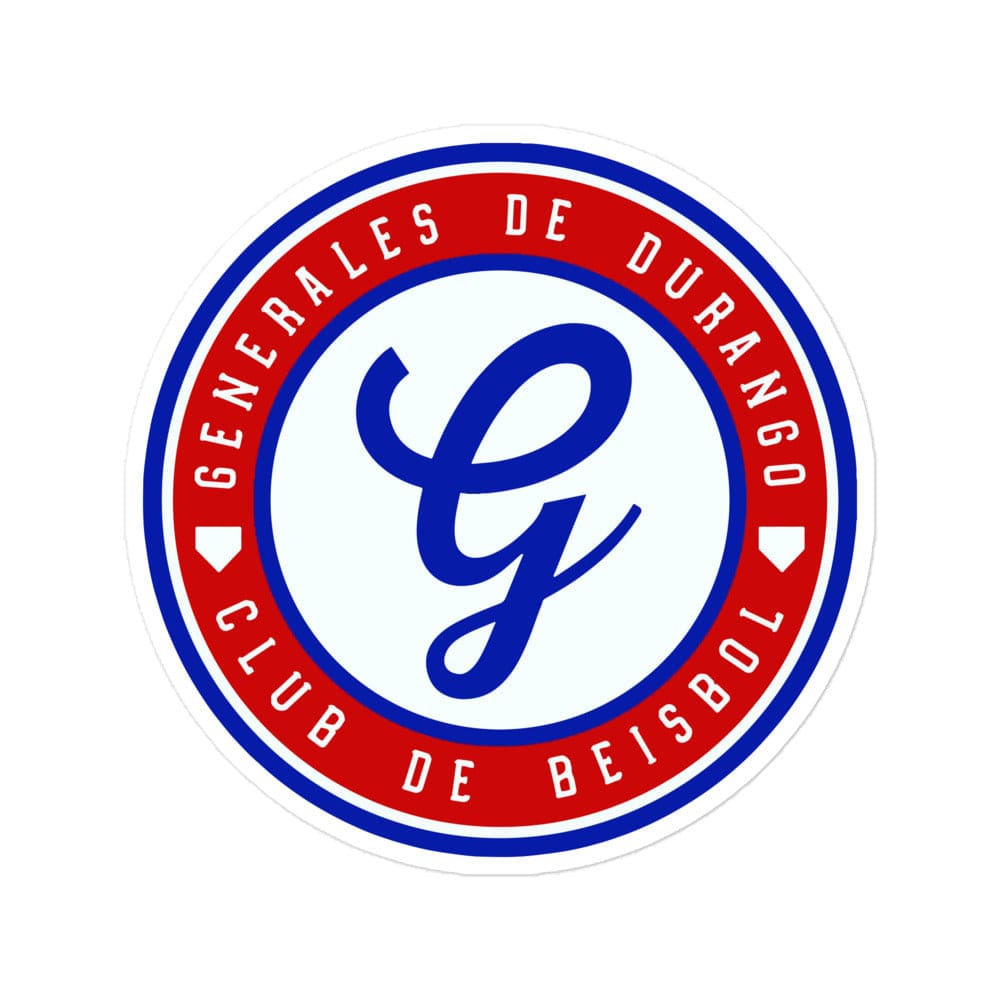 Generales de Durango Bubble free stickers