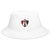 Atlas F.C. Bucket Hat, One Size, White