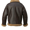 B3 Men Real Shearling Sheepskin flying WW2 Aviator RAF Bomber Jacket