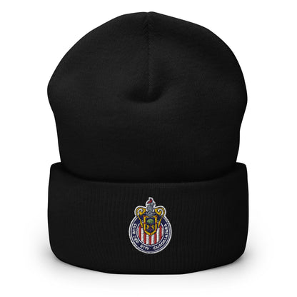 Club Guadalajara Chivas Cuffed Beanie, Black, One Size