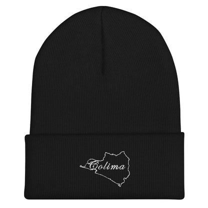 Colima Cuffed Beanie, Black, One Size
