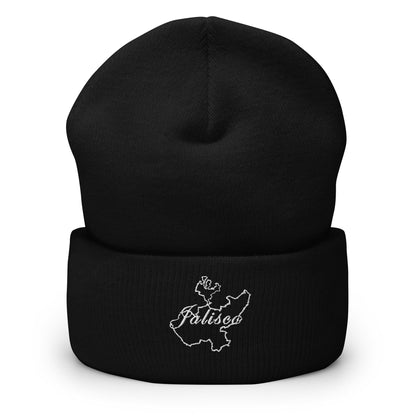 Jalisco Cuffed Beanie, Black,