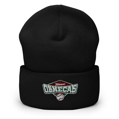 Olmecas de Tabasco Cuffed Beanie, Black, One Size