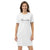 Tlaxcala Dress Organic Cotton T Shirt Dress, Heather gray, XS