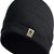 Bush Edge 100% Merino Wool Cuff Beanie Hat, Black, One Size