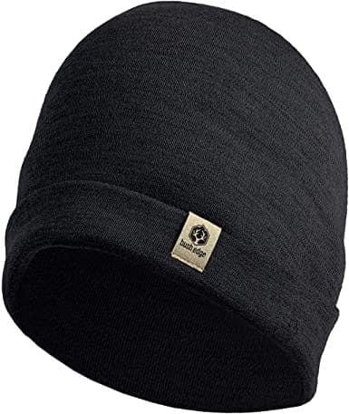 Bush Edge 100% Merino Wool Cuff Beanie Hat