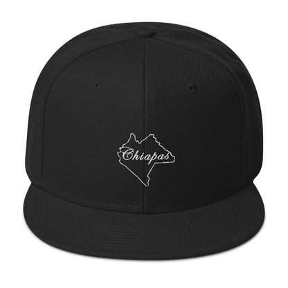 Chiapas snapback cap, Black, One Size