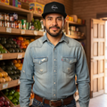 A black snapback cap with a flat brim and a white 'Chiapas' text logo on the front.