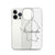 Coahuila  iPhone Case, iPhone 11, 13, Clear, Wireless charging compatible