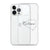 Colima iPhone Case, iPhone 11, 13, Clear, Wireless charging compatible
