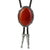 Natural Stone BOLO Necktie, Coral Red, One Size