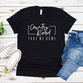 Country roads take me home country girl t shirt top