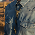Corbata de bolo con forma de estrella de vaquero