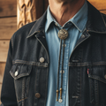 Corbata de bolo con forma de estrella de vaquero