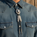 Corbata de bolo con forma de estrella de vaquero