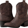 Botas vaqueras de estilo western cowboy para mujer de Globalwin