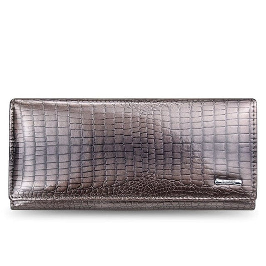 Crocodile Purses, Burgundy with box, One Size