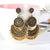 Gold Mexico Gypsy Earrings, Gold, One Size