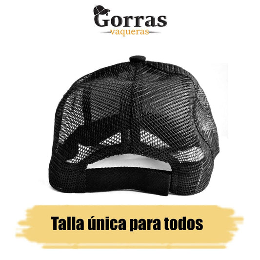 Gorra de Hidalgo, Ajustable, Unisexo, Estilo Charro, 100% Poliester, Diseño grabado de piel de serpiente