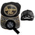 Quintana Roo Hat, Adjustable Unisex, Charro Style, Polyester/Acrylic, Embroidered Snake Skin Design in Black, One Size