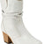 Botas vaqueras Hisea, botas vaqueras para mujer con tiras para levantar, botines de moda vaquera para mujer