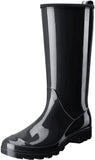 Hisea women's rain boots waterproof garden boots ladies knee high wellies comfort anti slip outsole