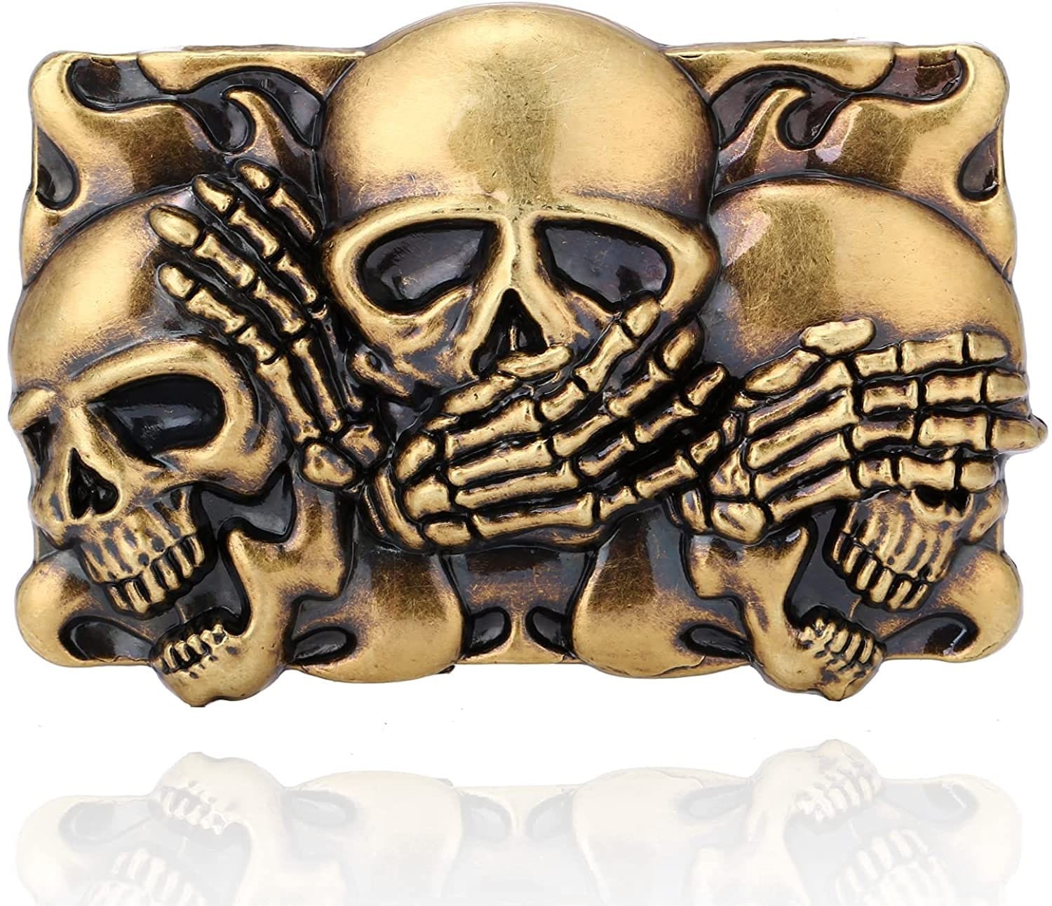 Skulls Belt Buckle