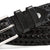 Bulliant Men's Woven Leather Belt – Braided Casual Belt for Jeans & Golf – Gift-Boxed, Adjustable Fit, Black, 30" 34" Waist Adjustable