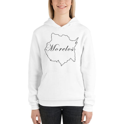 Morelos Unisex Hoodie, S, White